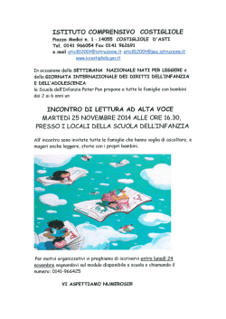 ISTITUTO COMPRENSIVO COSTIGLIOLE