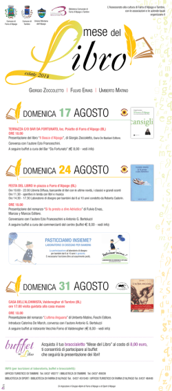 DOMENICA 24 AgosTo DOMENICA 31 AgosTo