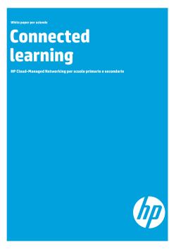 Connected learning - White paper per aziende - HP - Hewlett