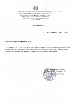 Sciopero 24 ottobre