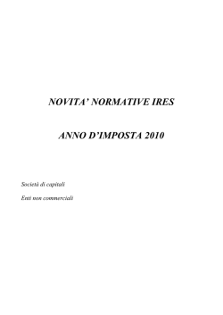 IRES - Dipartimento delle Finanze