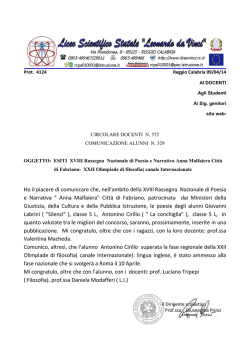 372_ESITI XVIII Rassegna Nazionale di Poesia e Narrativa Anna
