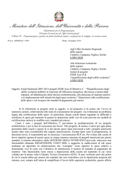 disposizioni sulla certificazione Asse II-1