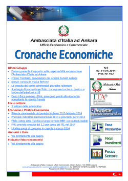 Cronache Economiche N. 9 (3 Aprile
