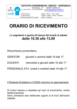 Download - Circolo Didattico Sedico