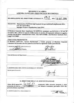 Scarica PDF - ASP Cosenza