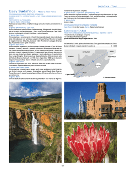 Easy Sudafrica - MALARIA FREE AREA