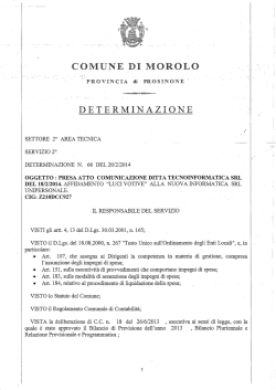 DETERMINA N. 66 DEL 20.02.2014