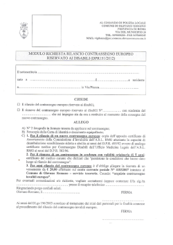 Download - Aiutaci a migliorare il servizio della Polizia Locale
