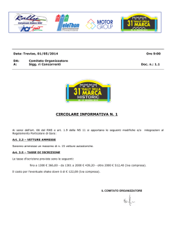 HISTORIC - Rally della Marca