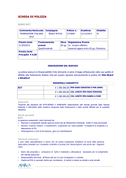 Scheda RCT kite