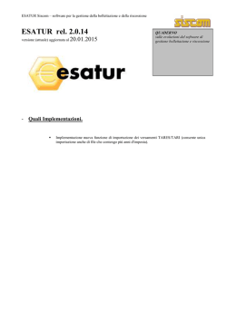 ESATUR rel. 2.0.13