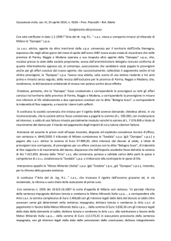 Cass. II Sez. Civ. n. 9226_14