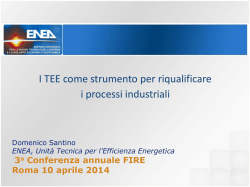 I TEE come strumento per riqualificare