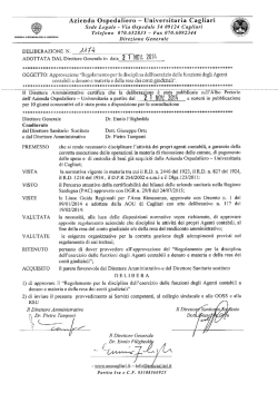 Deliberazione n. 1174 del 21.11.2014