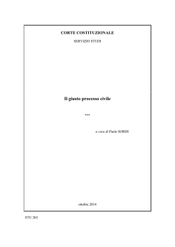 Il giusto processo civile