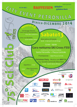 Sabato13 CITY EVENT PETRONILLA