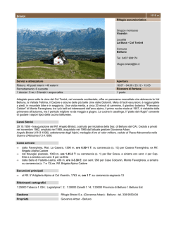 scheda rifugio Bristot