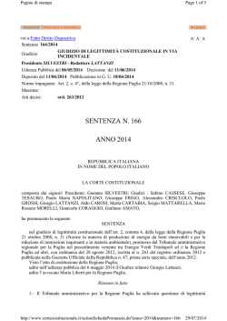 Sentenza su D.lgs 387/03 impianto ammissibile in - ATIA