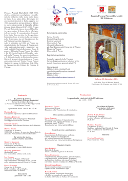 Sala delle Feste- Via cavour 18 Firenze