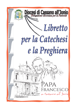 libretto modificato.pub - Papa Francesco a Cassano all