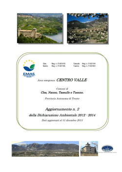 DA CENTRO VALLE - Comune di Tassullo