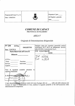 Determina Dirigenziale n. 238/2014
