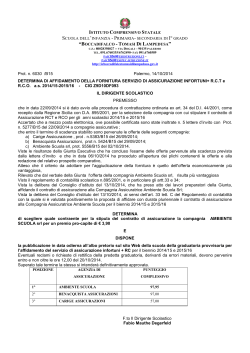 graduatoria assicurazione - IC Boccadifalco Tomasi di Lampedusa
