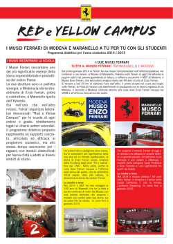 i musei ferrari di modena e maranello a tu per tu con gli studenti