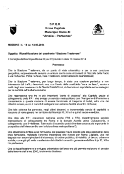 Riqualificazione del quadrante "Stazione