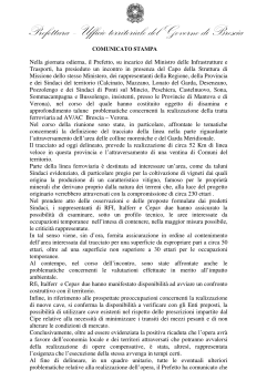 Prefettura di Brescia - comunicato 21.10.2014