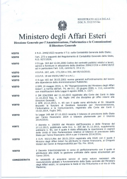 Ministero dei Affari Esteri - Ministero degli Affari Esteri