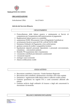 servizio bilancio