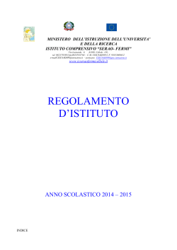 REGOLAMENTO 2014-15 completo