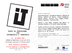 invito digitale mostra it def. 3 - Ministero per i Beni e le Attivit&agrave; Culturali