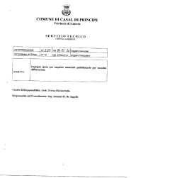 Documento - Comune di Casal di Principe