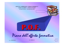 Scarica il POF in formato PDF - Istituto Omnicomprensivo "Diodato