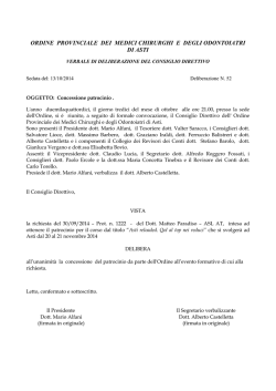 ordine provinciale dei medici chirurghi e degli