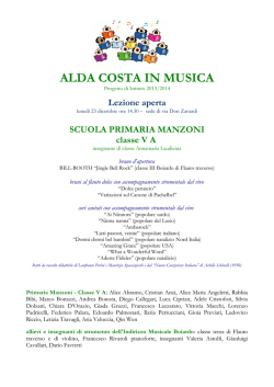 Lezione aperta classe VA
