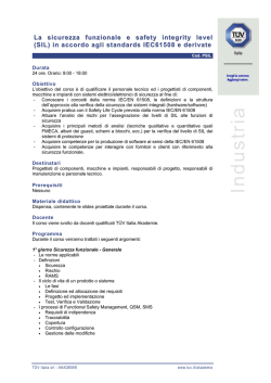 Industria - T&Uuml;V Italia