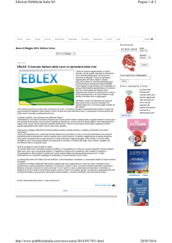 Intervista Eblex