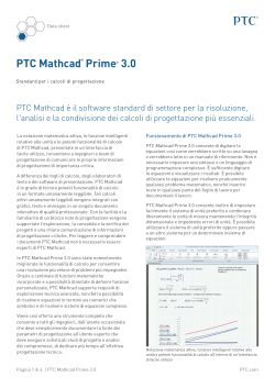 PTC Mathcad® Prime® 3.0