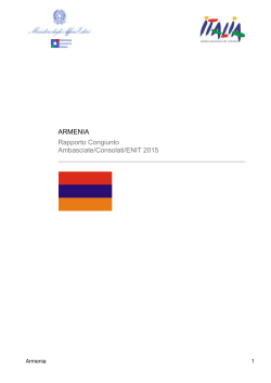 Armenia - Ministero degli Affari Esteri