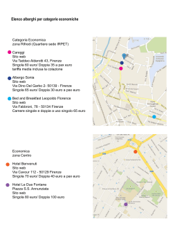 Elenco alberghi con mappa