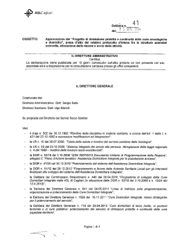 Delibera n. 41 del 15/01/2014