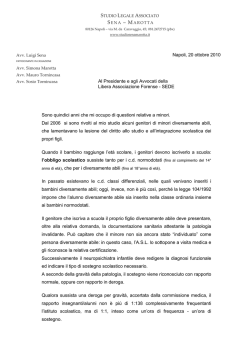 I diritti dei minori diversamente abili – intervento dell