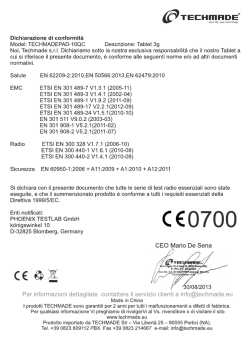Certificazioni