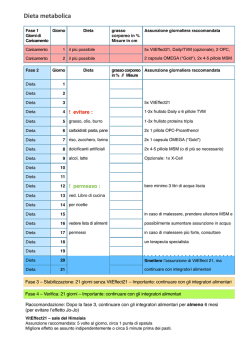 Dieta metabolica