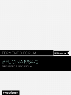 #Fucina1984/2