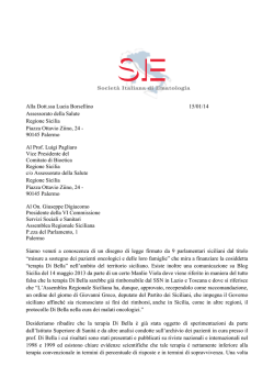Documento Societ&agrave; Italiana di